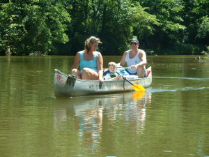 Mark & Danyelle in canoe